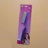 Pet Hair Removal Combs Grooming Brush Dog Cat Puppy Kitty Rabbit Massage Comb Flea Remover Home Pets Care Bath Cleaning Tool - L Purple Card