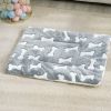 1pc Pet Bed Mat; Thickened Cat And Dog Sleeping Pad; Warm Double-sided Blanket Kennel - L