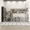 200" Adjustable Baby/Child Safety Gate 8 Panel Play Yard Metal Doorways Fireplace Fence Christmas Tree Fence Gate for House Stairs Gate for Child/Todd