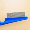 Pet Hair Removal Combs Grooming Brush Dog Cat Puppy Kitty Rabbit Massage Comb Flea Remover Home Pets Care Bath Cleaning Tool - L Purple Card