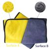 Quick-drying Pet Dog And Cat Towels; Soft Fiber Towels Water-absorbent Bath Towel Cleaning Pet Towel - Blue - 25*25cm/9.8*9.8in