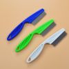Pet Hair Removal Combs Grooming Brush Dog Cat Puppy Kitty Rabbit Massage Comb Flea Remover Home Pets Care Bath Cleaning Tool - S Pink Opp